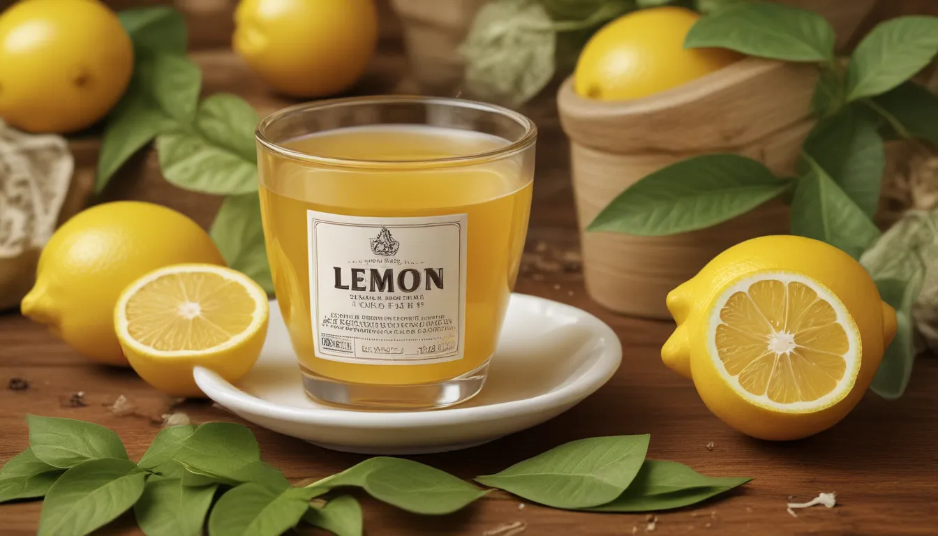 bigelow lemon ginger tea nutrition facts 3b22db81