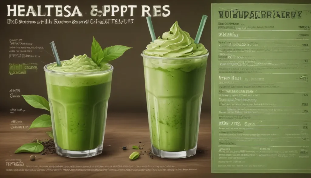 green tea frappe nutrition facts f2f3416c