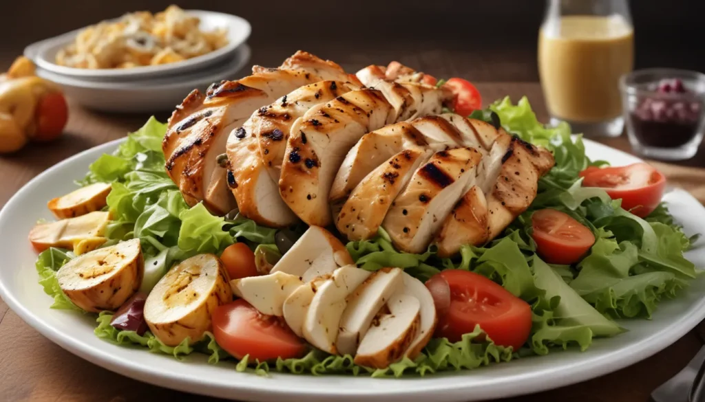 grilled chicken salad nutrition facts 8006c7bd