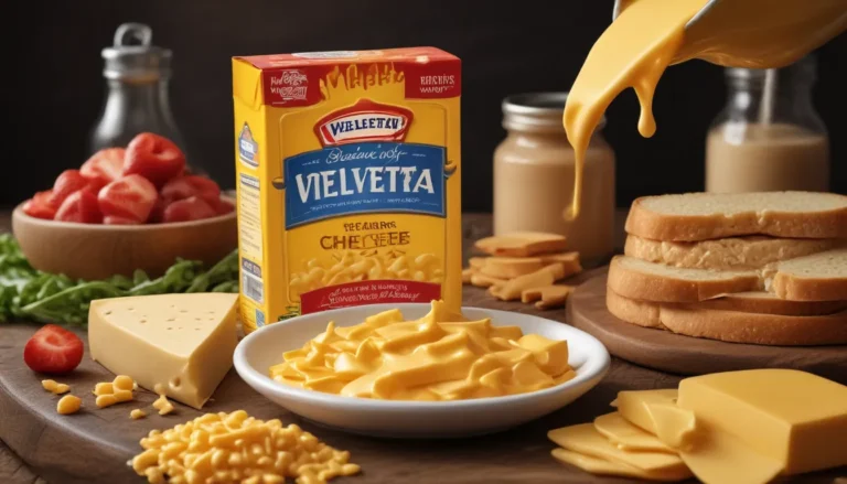 The Delicious World of Kraft Velveeta Cheese: Exploring 10 Nutrition Facts