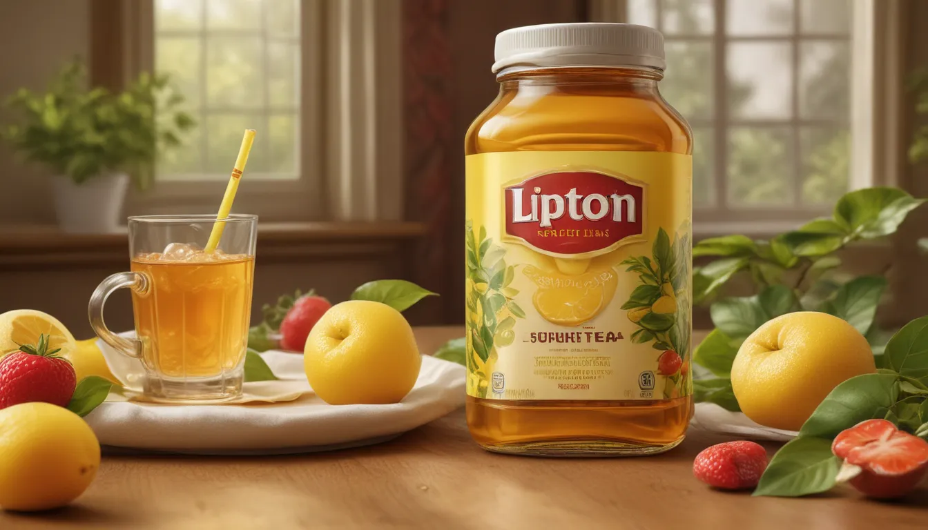 lipton sweet tea nutrition facts 37a25415