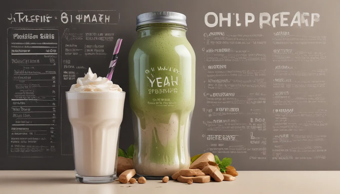 oh yeah protein shakes nutrition facts 43f208a3