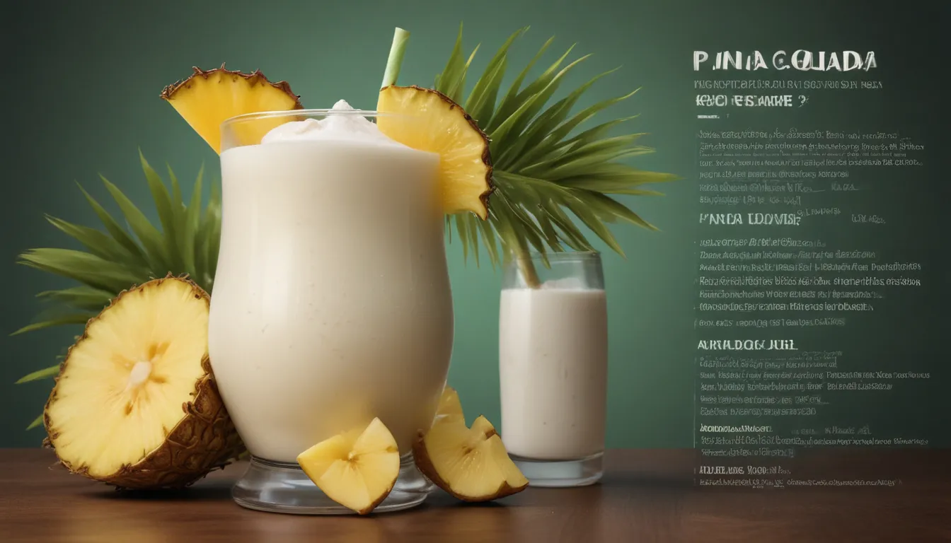 pina colada nutrition facts 7afdd3c0