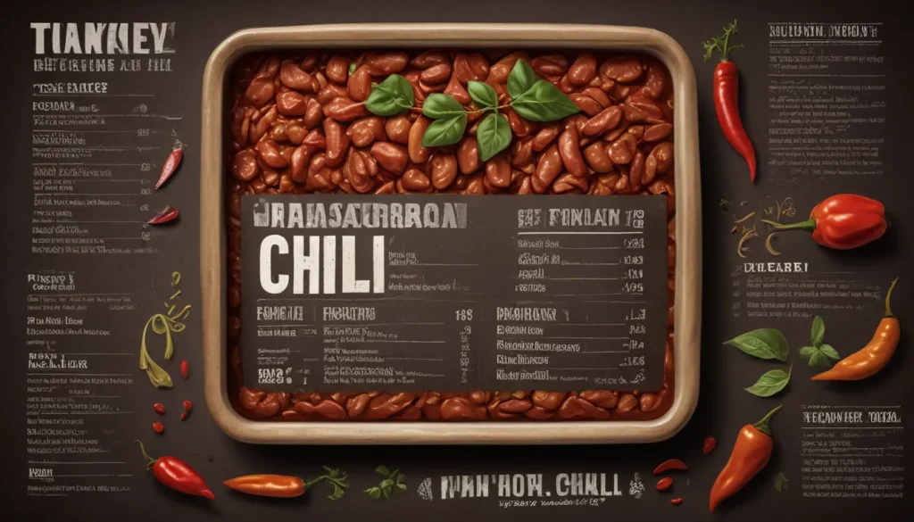 turkey chili nutrition facts d0716f3f