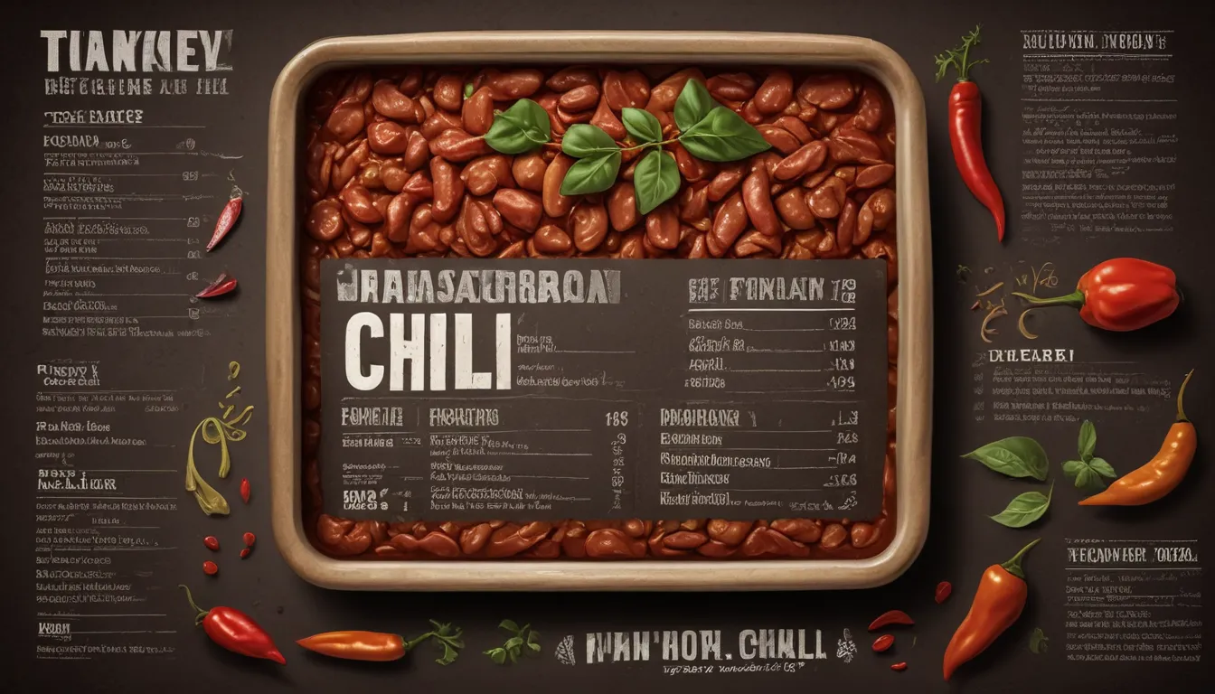 turkey chili nutrition facts d0716f3f