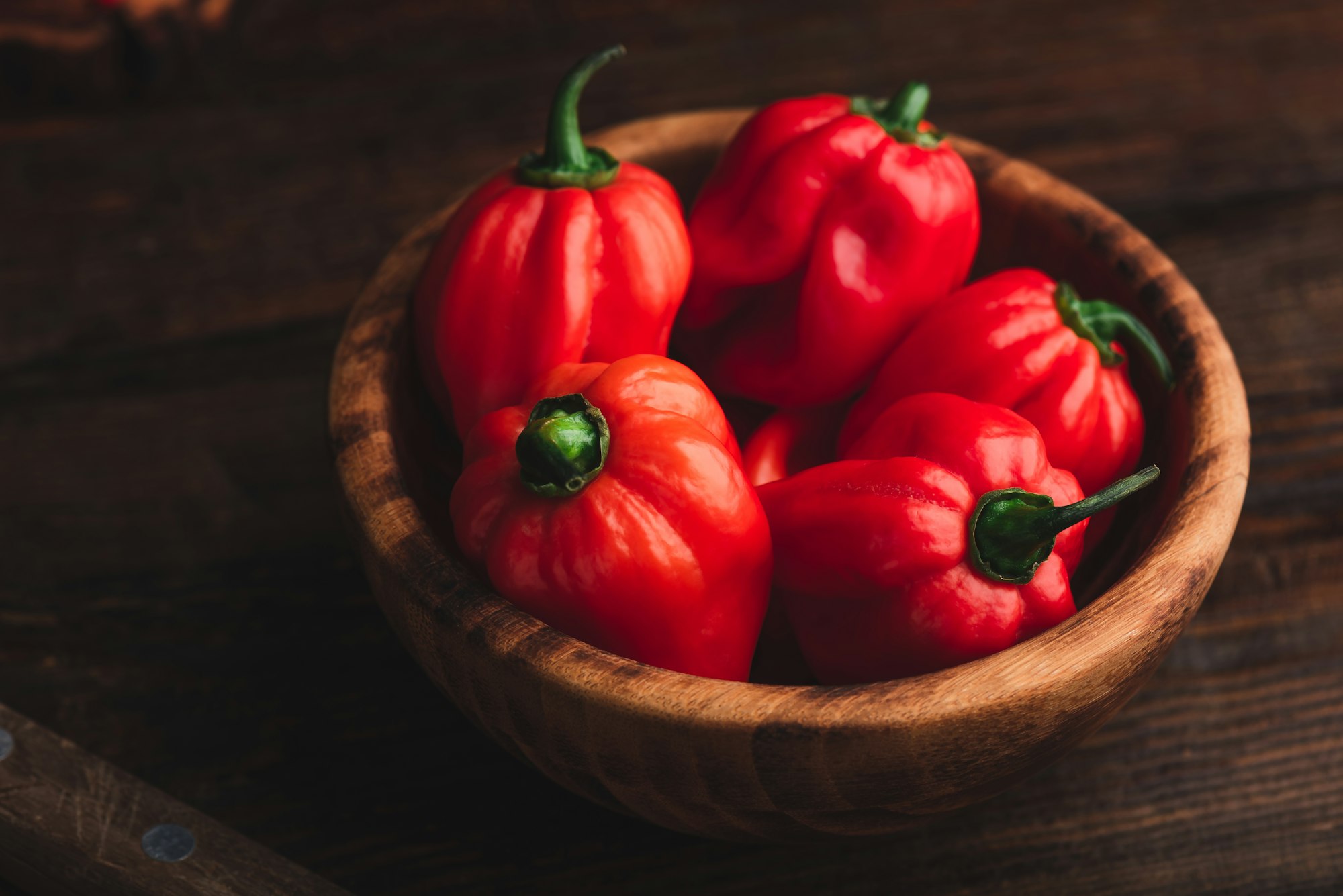 Bowl Full of Habanero Peppers
