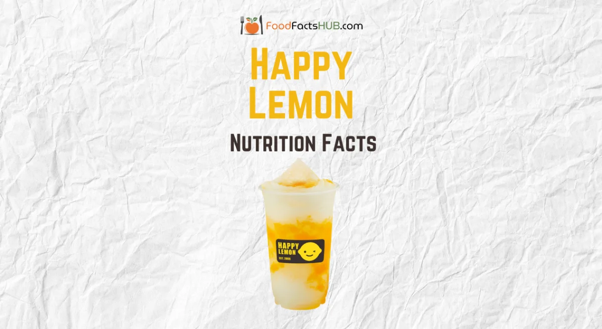 Happy Lemon Nutrition Facts