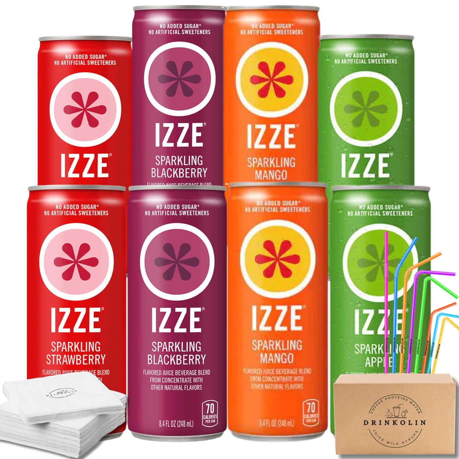 IZZE Sparkling Juice 4-Flavor Variety Pack